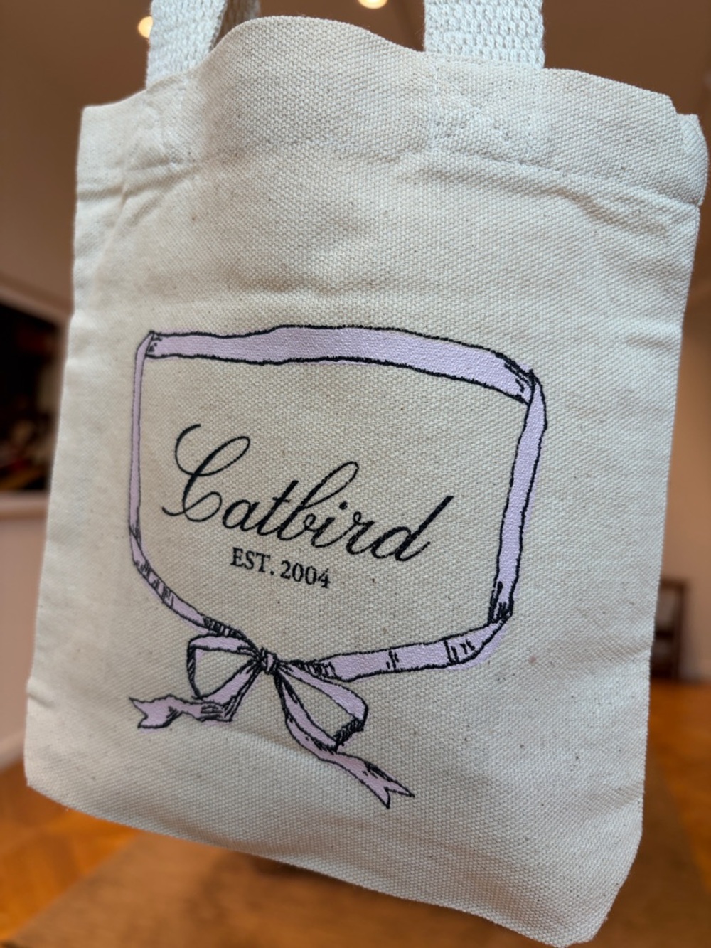 Catbird mini canvas tote CATBIRD MINI TOTE BAG